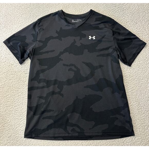 Under Armour Mens Camo Athletic Tee Shirt Size XL - Picture 1 of 7